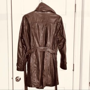 Bod Christenen Leather trench coat
